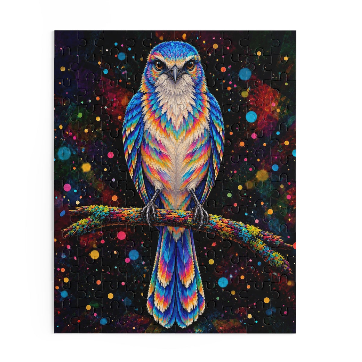 Rainbow Florida Scrub Jay Jigsaw Puzzle (120/252/500 pcs)