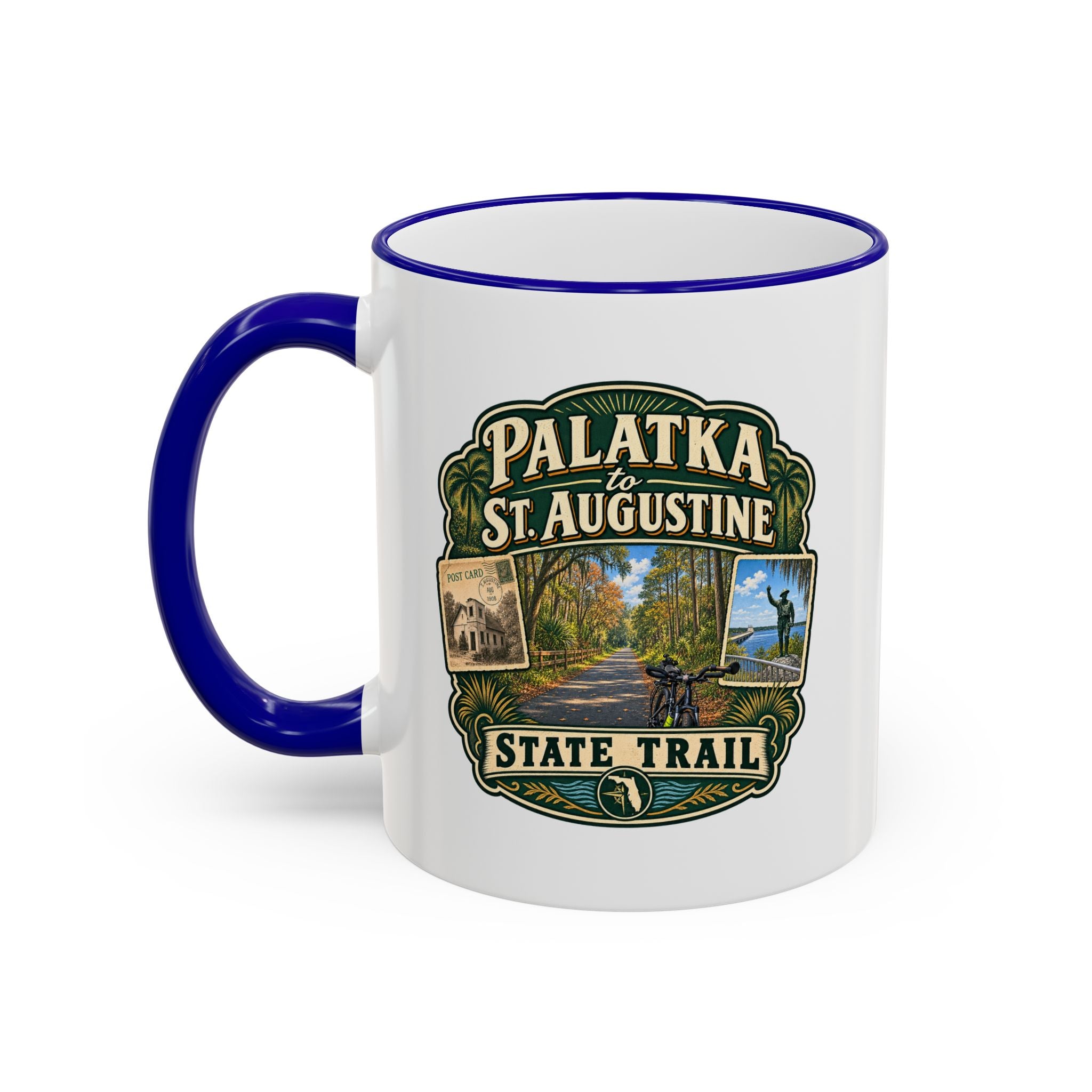 Palatka-to-St. Augustine Accent Rim & Handle 11oz/15oz