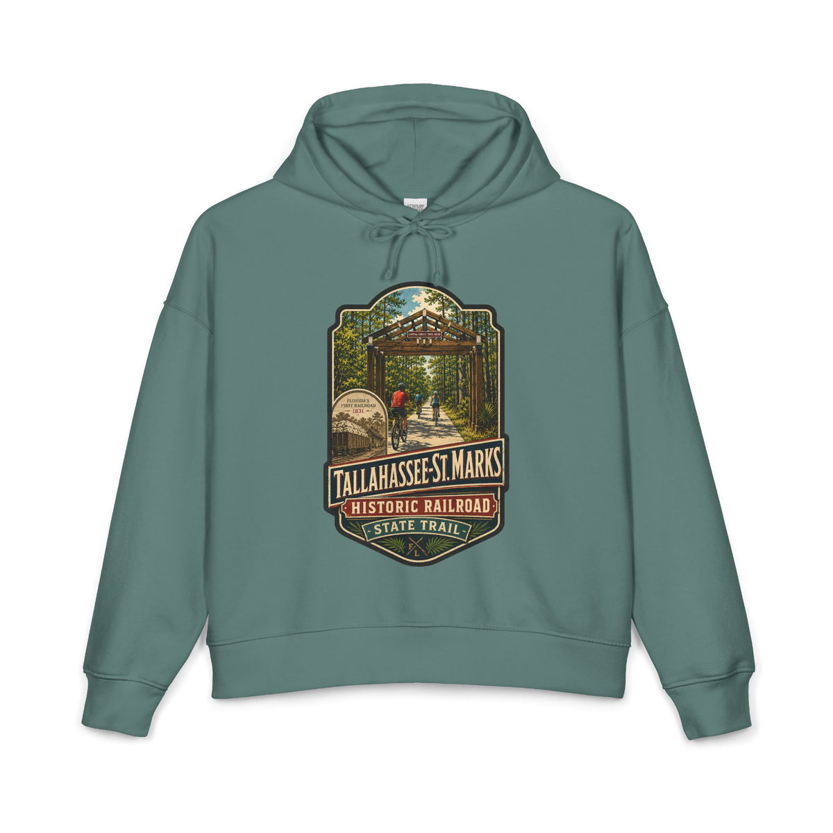 Tallahassee- St. Marks Trail — Vintage Hoodie
