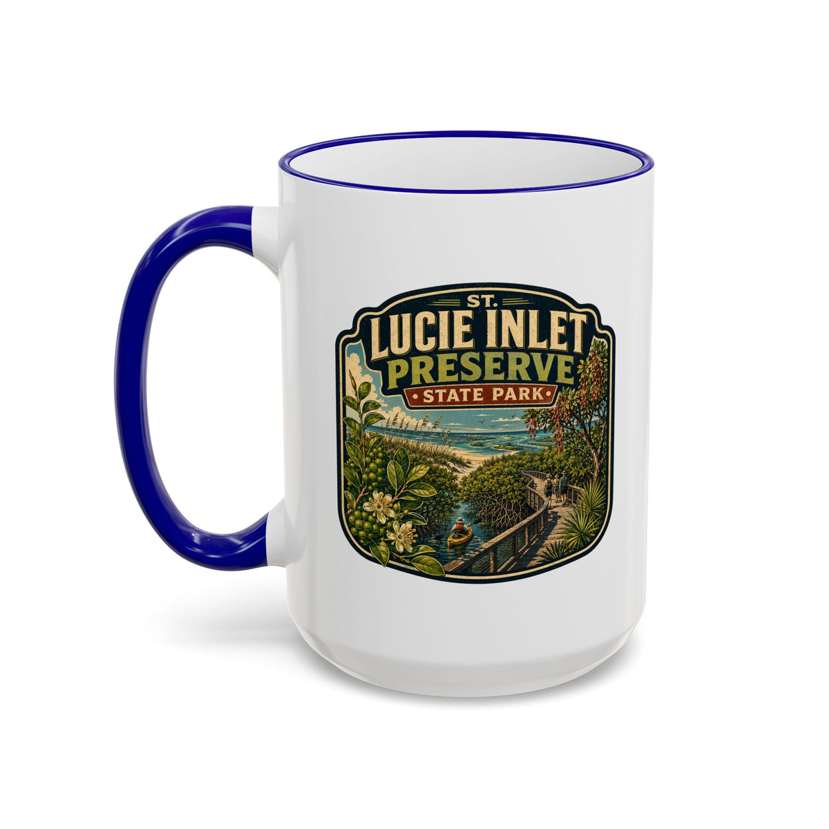 St. Lucie Inlet — Accent Rim & Handle 11oz/15oz
