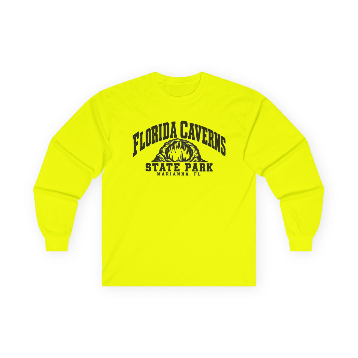 Florida Caverns State Park Logo- Long Sleeve Tee