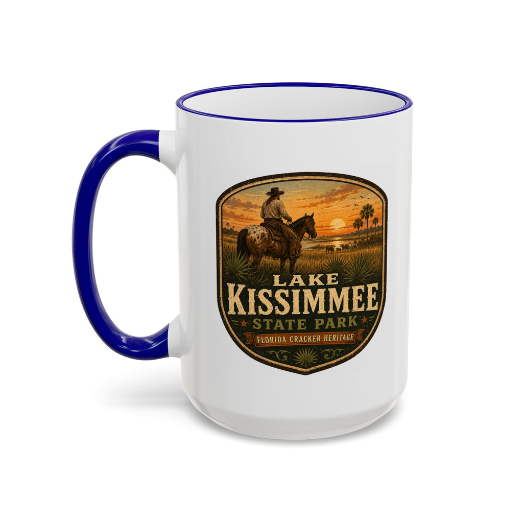 Lake Kissimmee Sunset Mug — Accent Rim & Handle 11oz/15oz