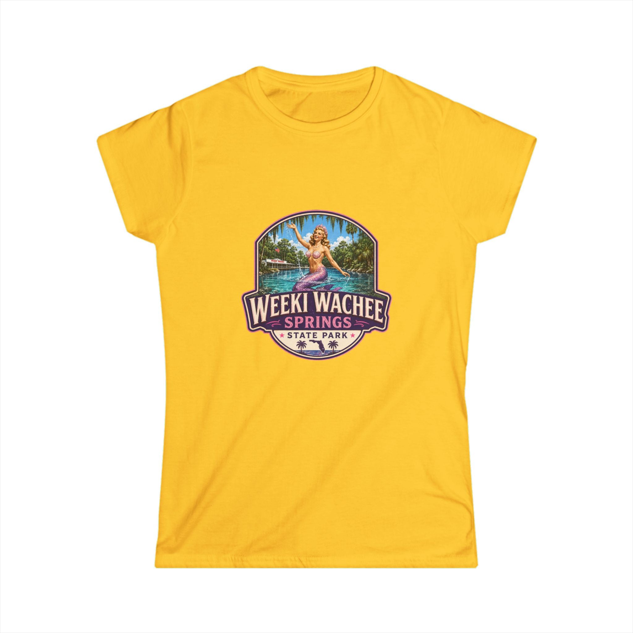 Weeki Wachee Springs- Vintage Tee Pink