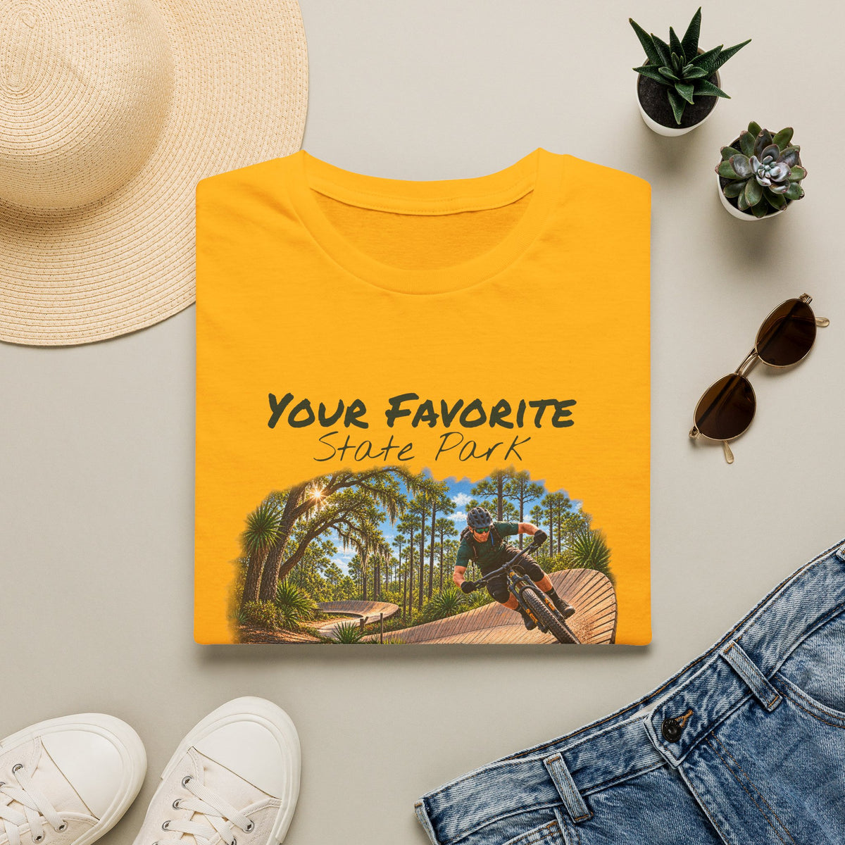 CUSTOMIZABLE Bike Course- Retro Tee