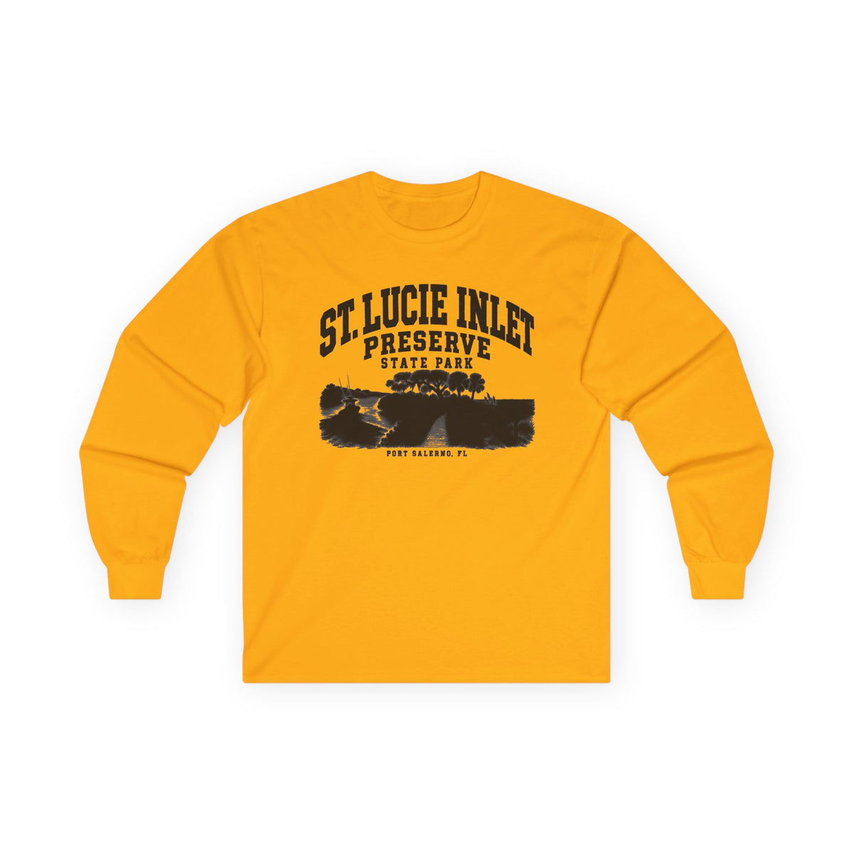 St. Lucie Inlet Preserve State Park Logo- Long Sleeve Tee
