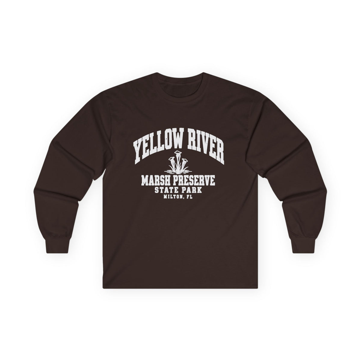 Vintage Florida Wetlands Park Emblem- Long Sleeve Tee