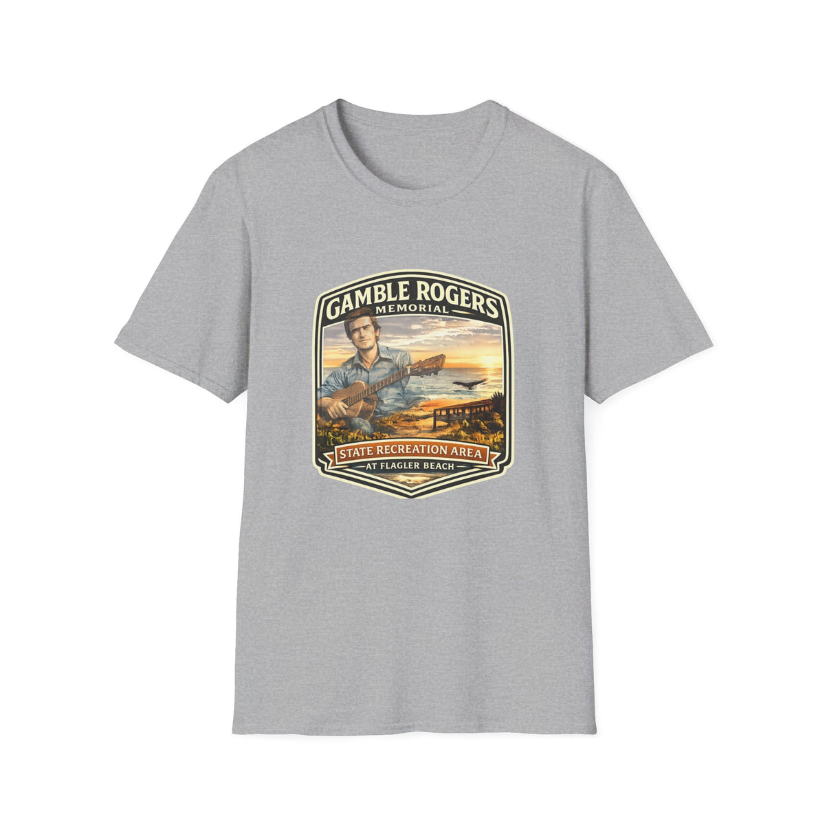 Gamble Rogers — Retro Tee