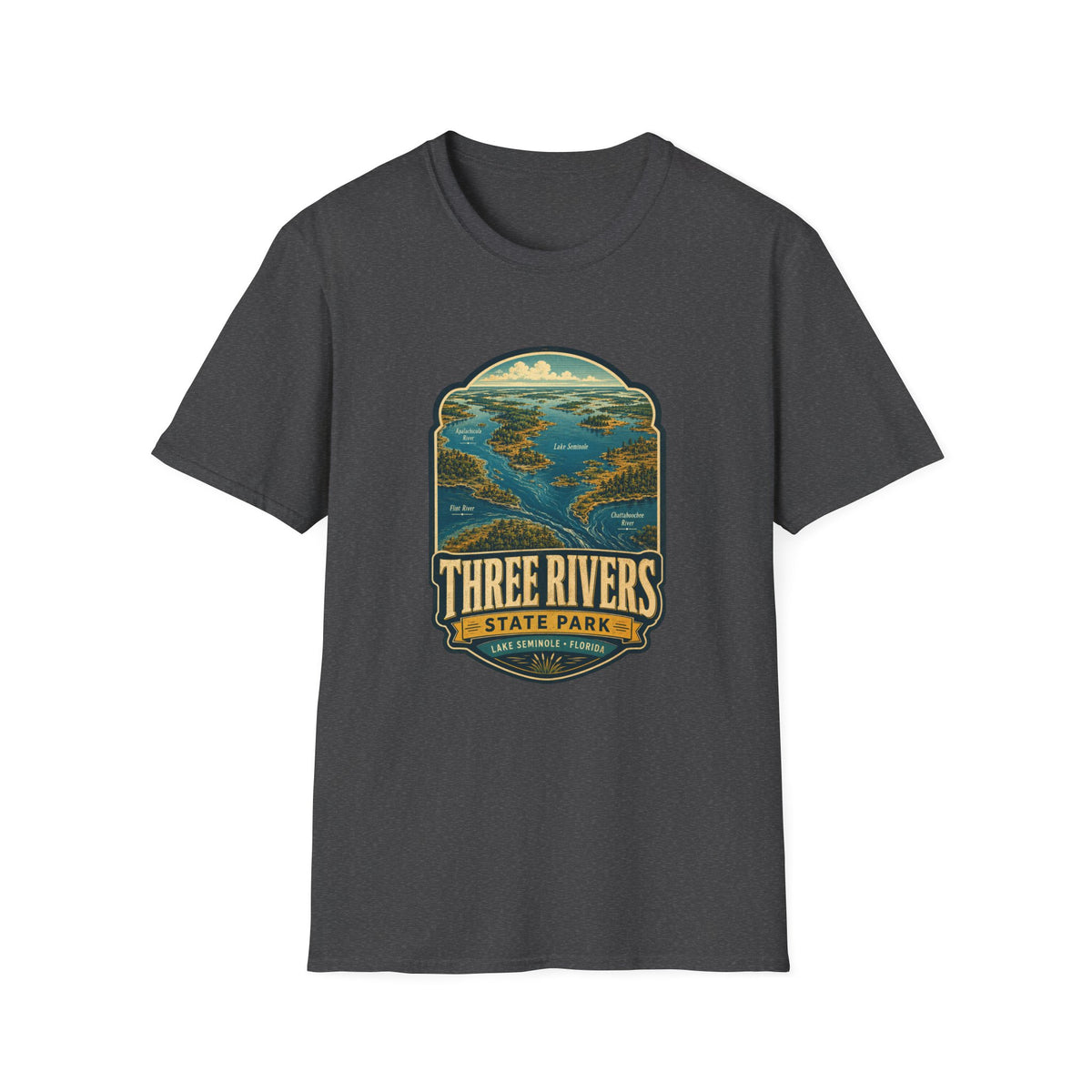 Three Rivers — Retro Tee