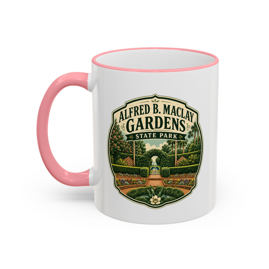 Maclay Gardens Vintage Mug — Accent Rim & Handle 11oz/15oz