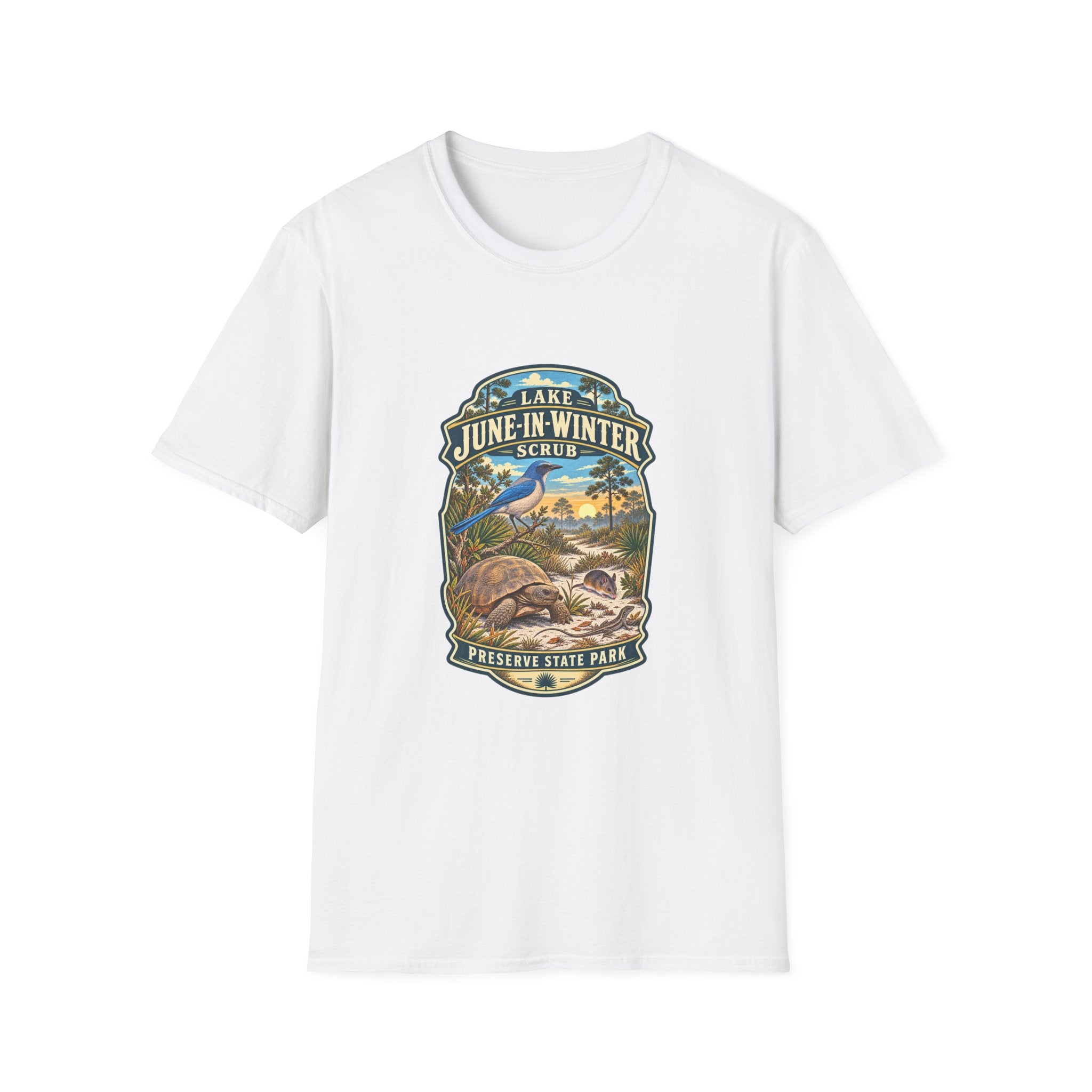 Lake June-in-Winter- Retro Tee