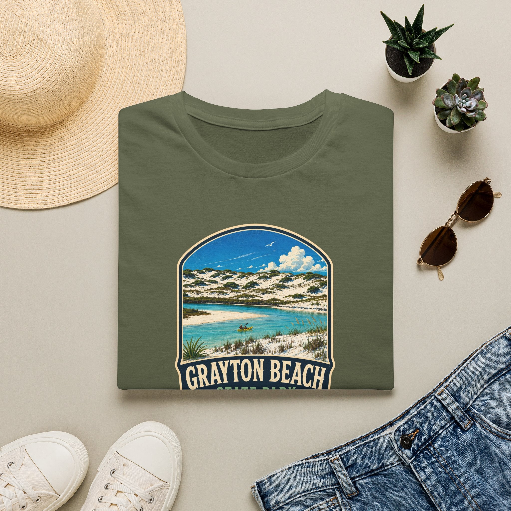 Grayton Beach — Retro Tee