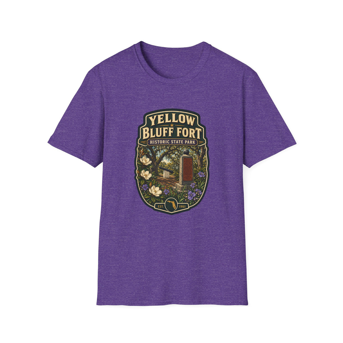 Yellow Bluff Fort — Retro Tee