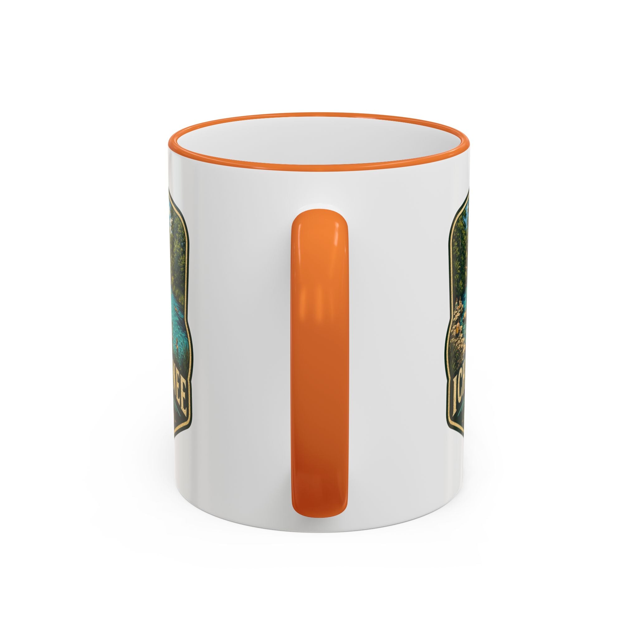 Ichetucknee Springs Vintage Mug — Accent Rim & Handle 11oz/15oz
