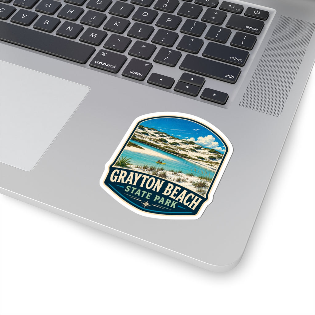 Grayton Beach State Park Sticker — Vintage Coastal Travel Decal