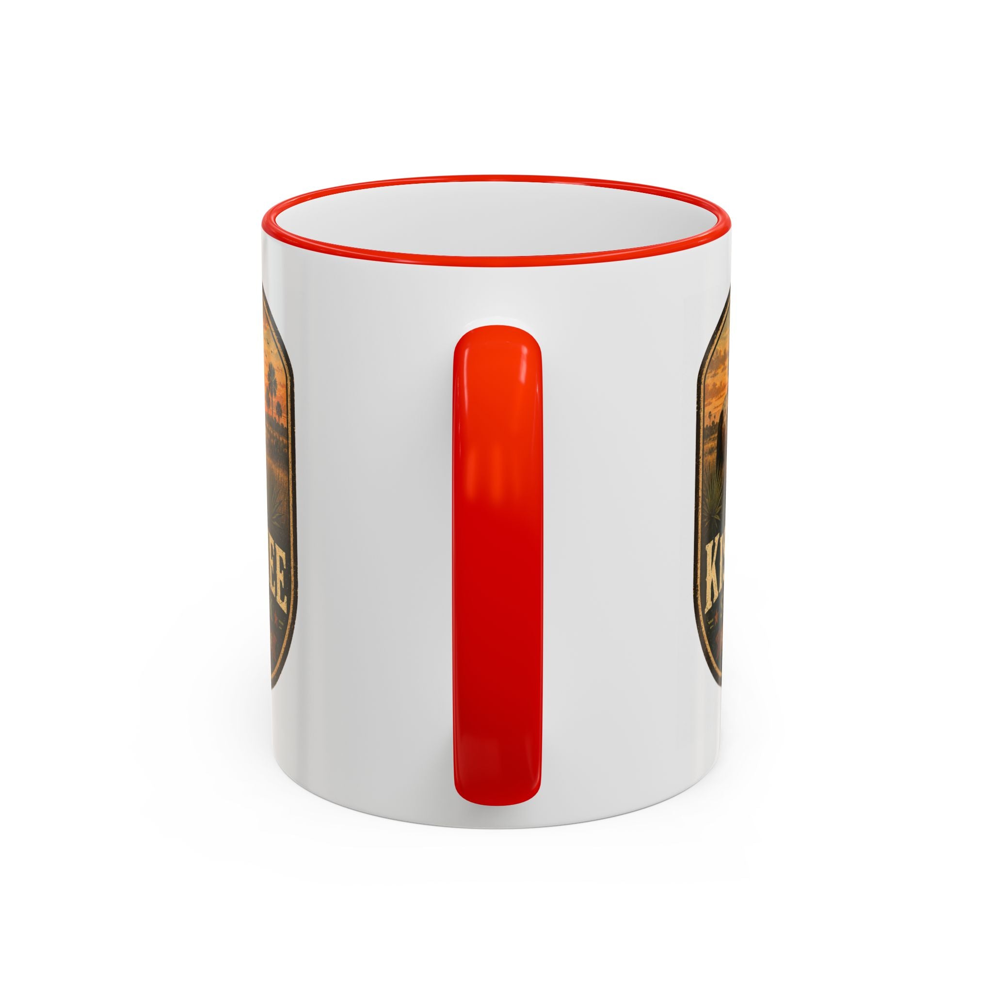 Lake Kissimmee Sunset Mug — Accent Rim & Handle 11oz/15oz