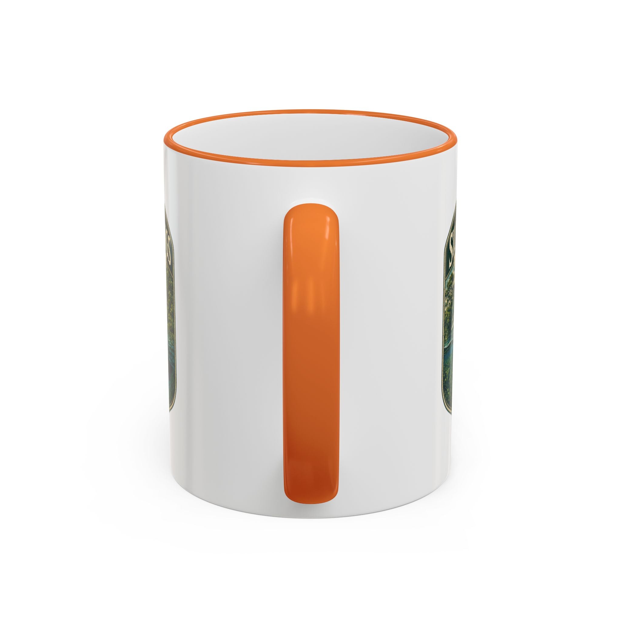 Silver Springs Vintage Mug — Accent Rim & Handle 11oz/15oz