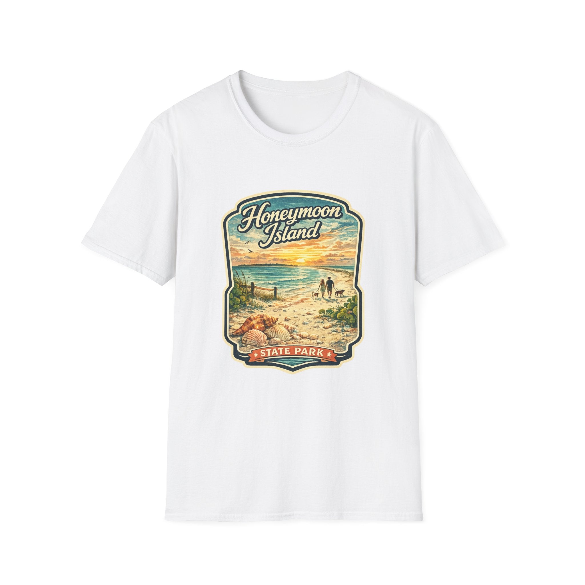 Honeymoon Island- Retro Tee