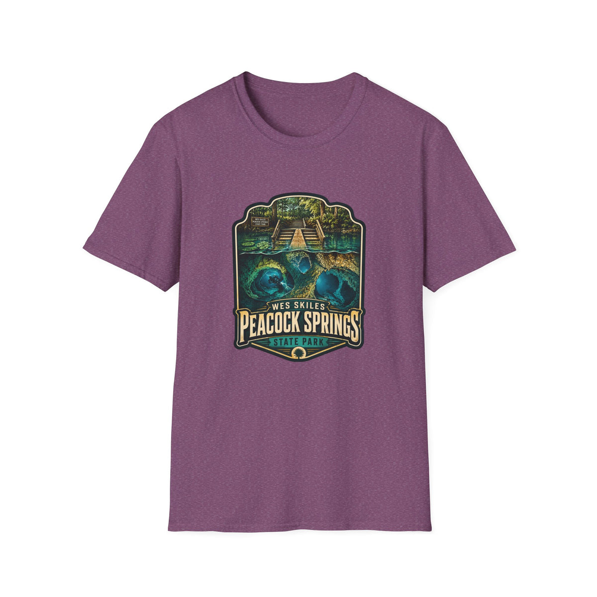 Peacock Springs — Retro Tee