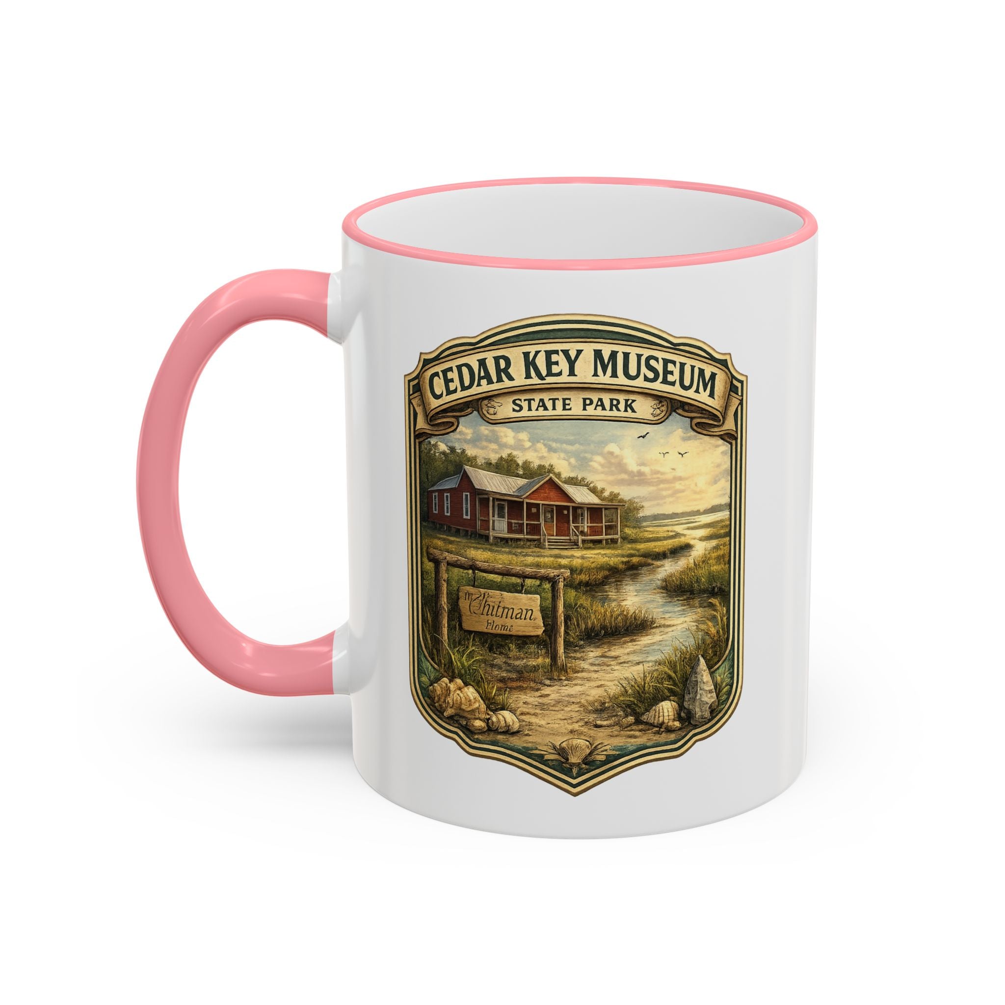 Cedar Key Museum Accent Rim & Handle 11oz/15oz