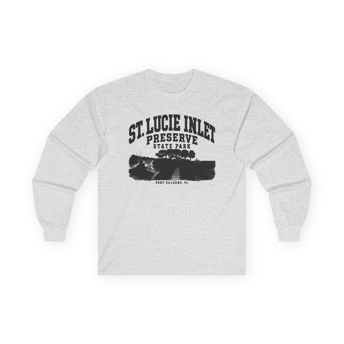 St. Lucie Inlet Preserve State Park Logo- Long Sleeve Tee