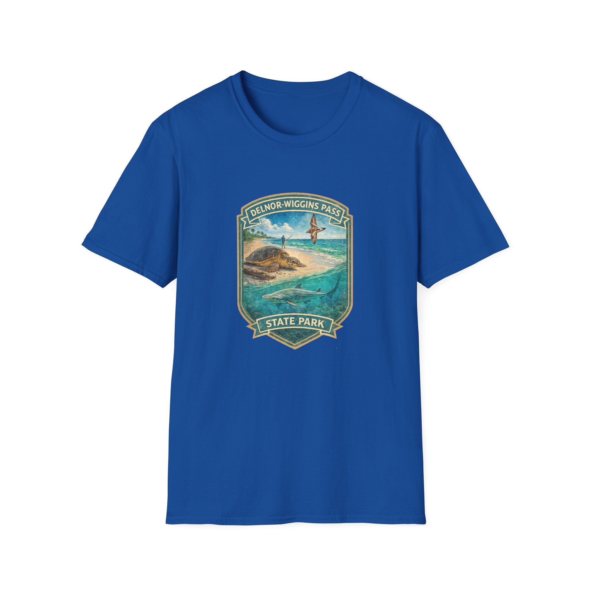 Delnor-Wiggins Pass- Retro Tee