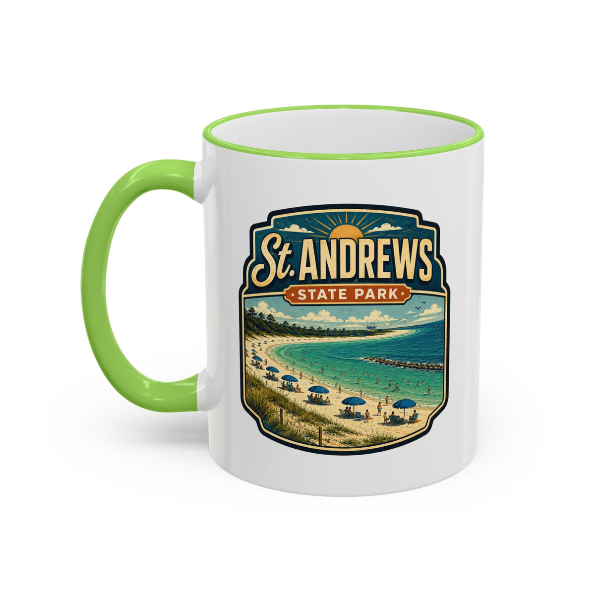 St. Andrews Mug — Accent Rim & Handle 11oz/15oz