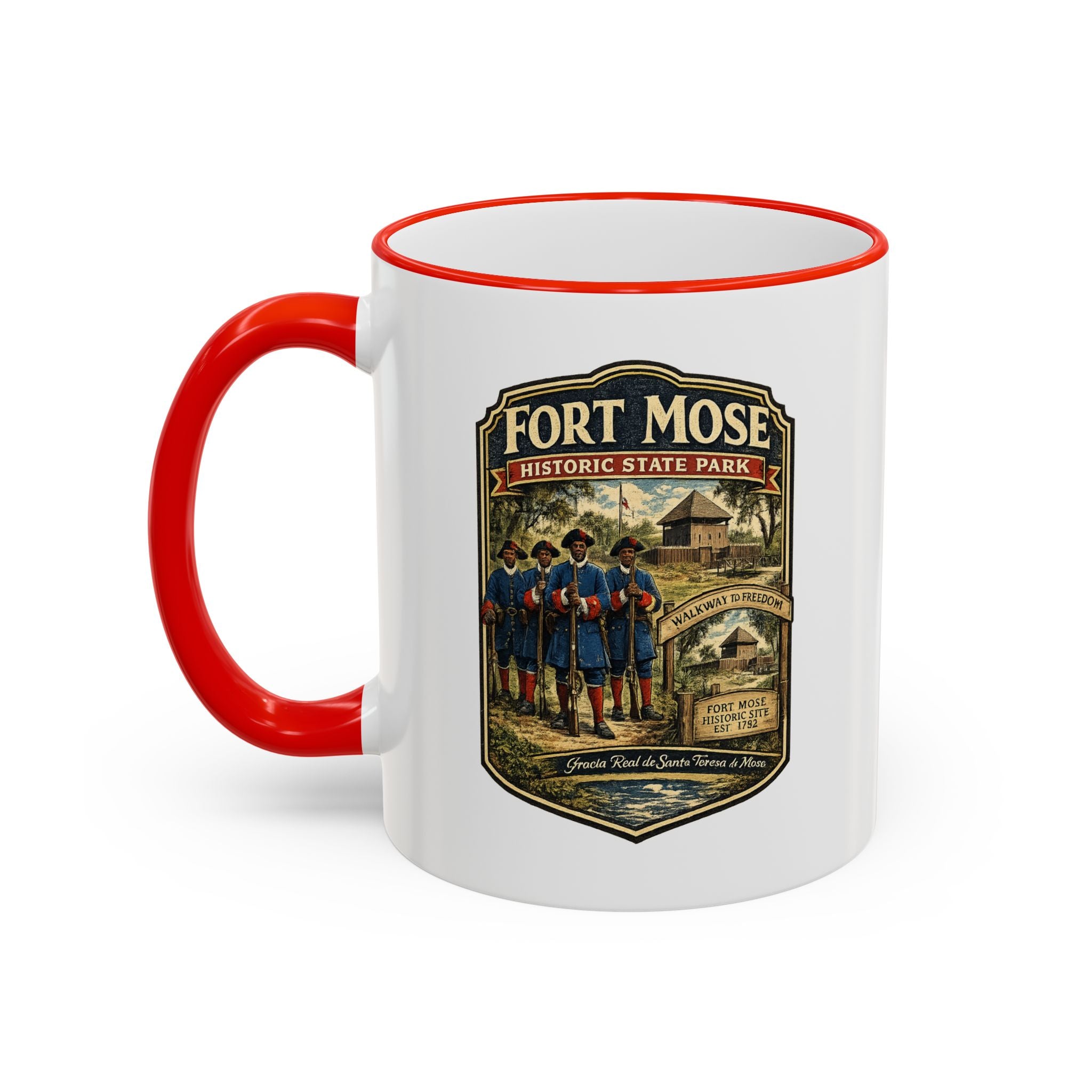 Fort Mose Accent Rim & Handle 11oz/15oz