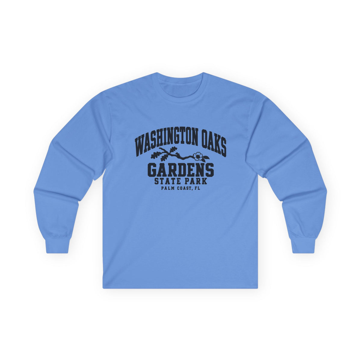 Washington Oaks Gardens State Park Logo- Long Sleeve Tee