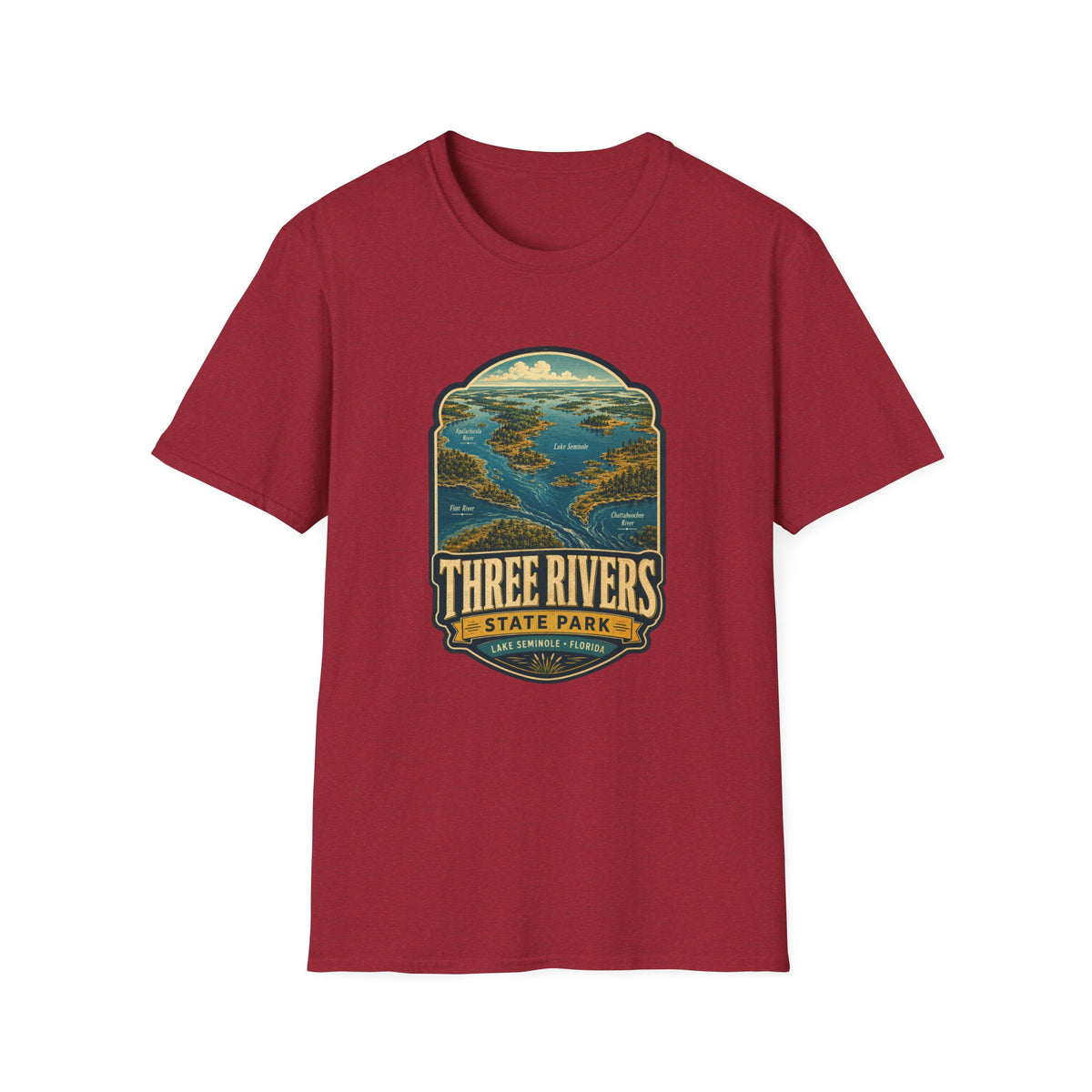 Three Rivers — Retro Tee