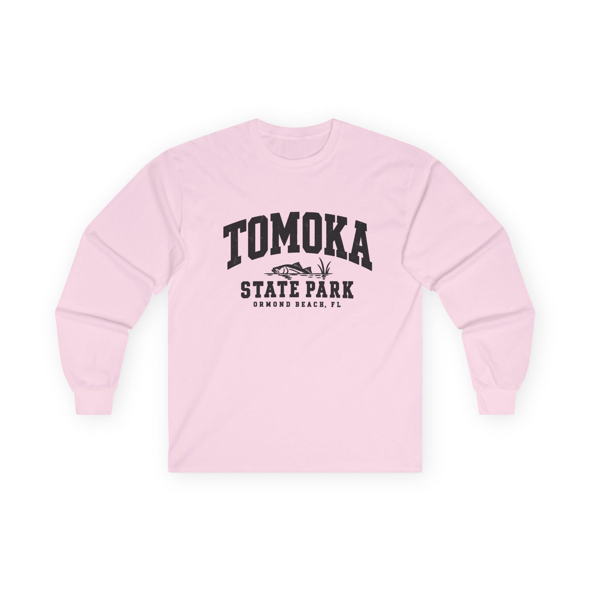 Tomoka State Park Fish Logo- Long Sleeve Tee