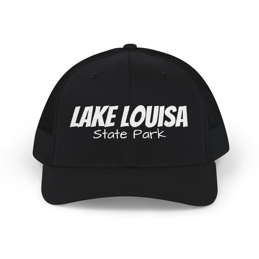 Lake Louisa State Park Trucker Cap — Retro Outdoor Snapback Hat