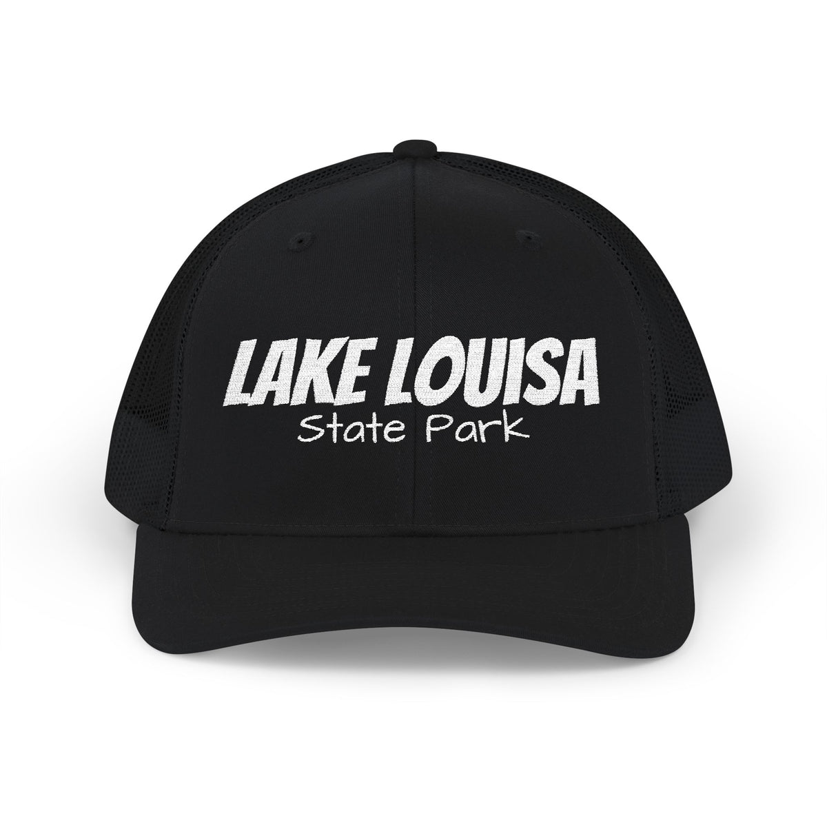 Lake Louisa State Park Trucker Cap — Retro Outdoor Snapback Hat