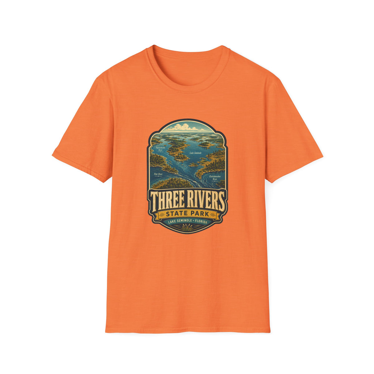 Three Rivers — Retro Tee