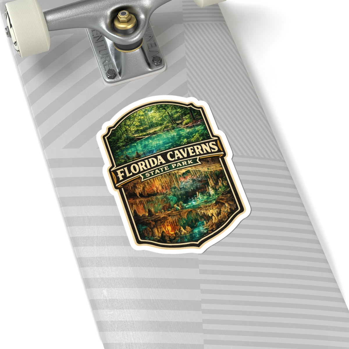 Florida Caverns State Park Sticker — Scenic Kiss-Cut Travel Decal