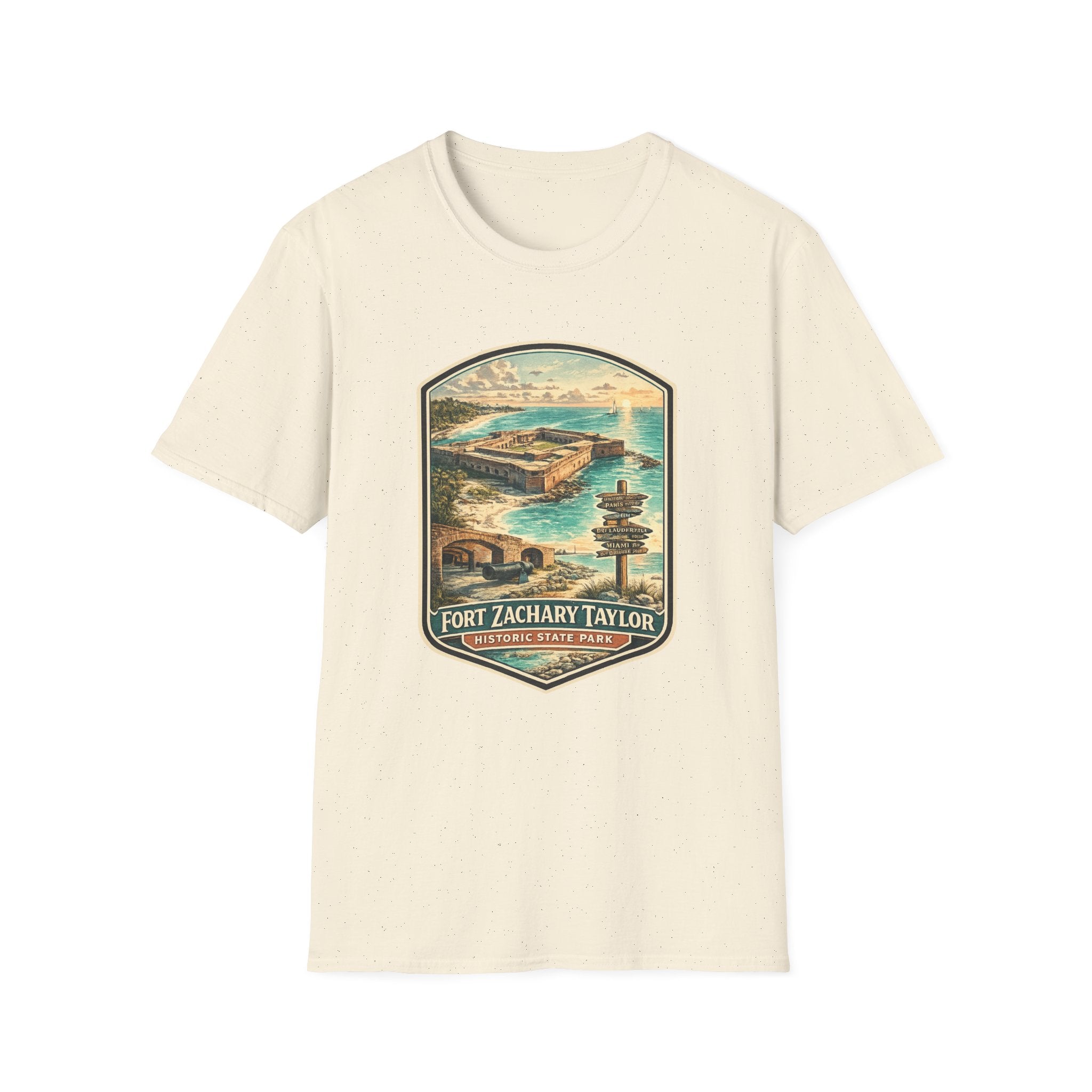 Fort Zachary Taylor- Retro Tee