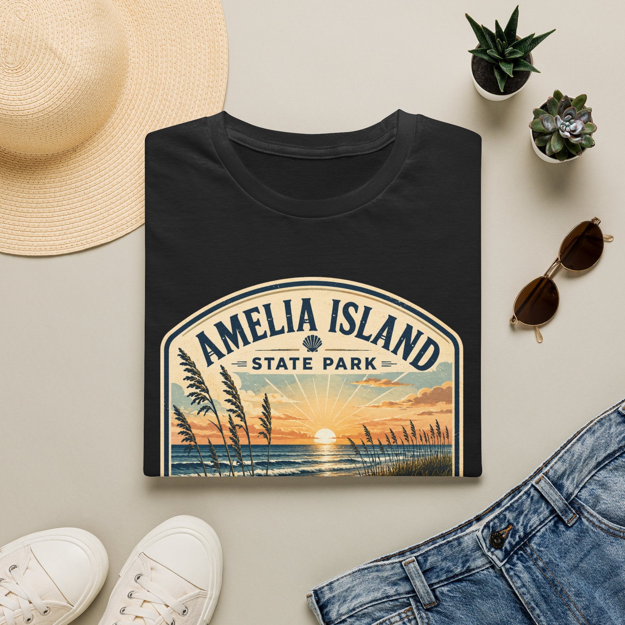 Amelia Island — Retro Tee