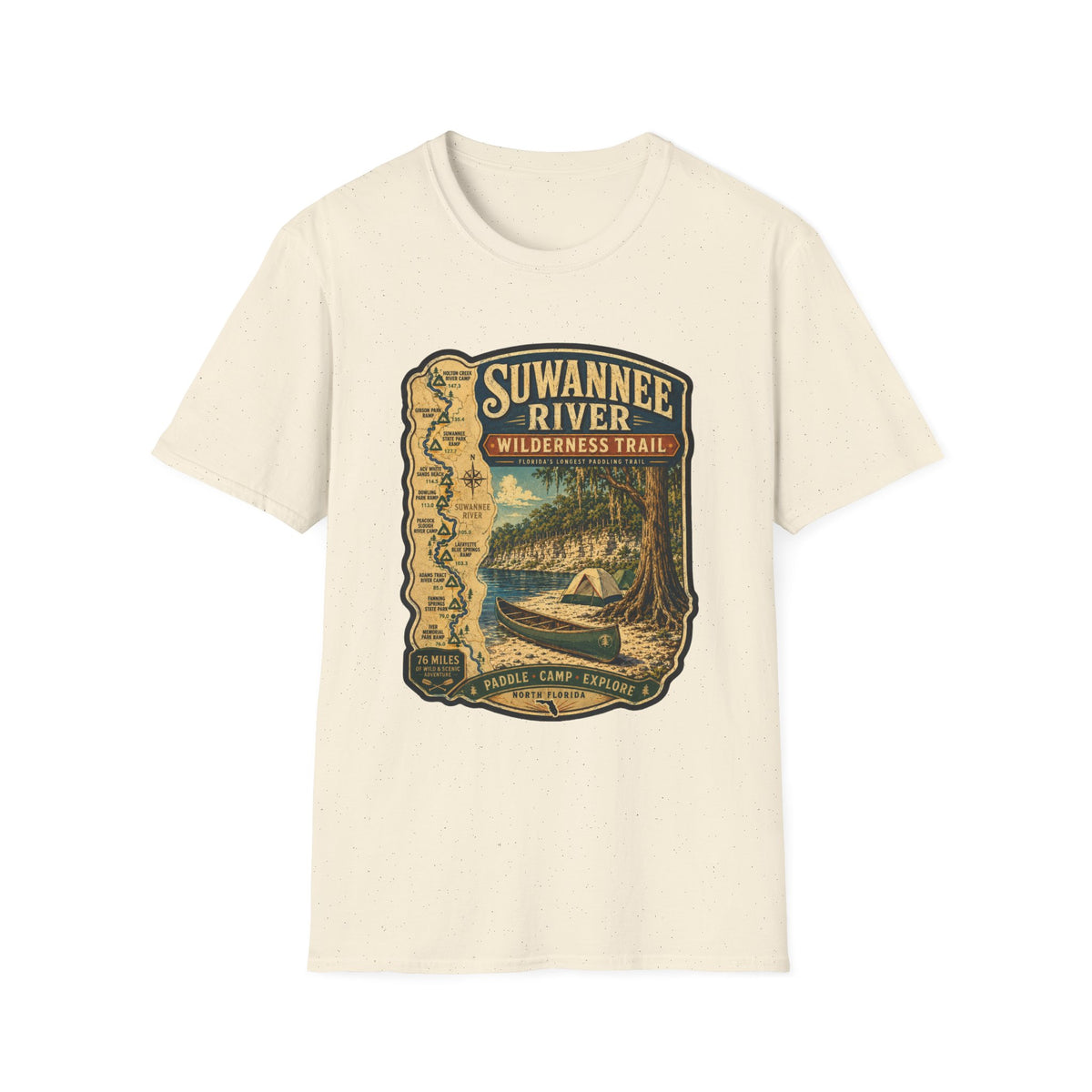 Suwannee River Wilderness Trail - Retro Tee