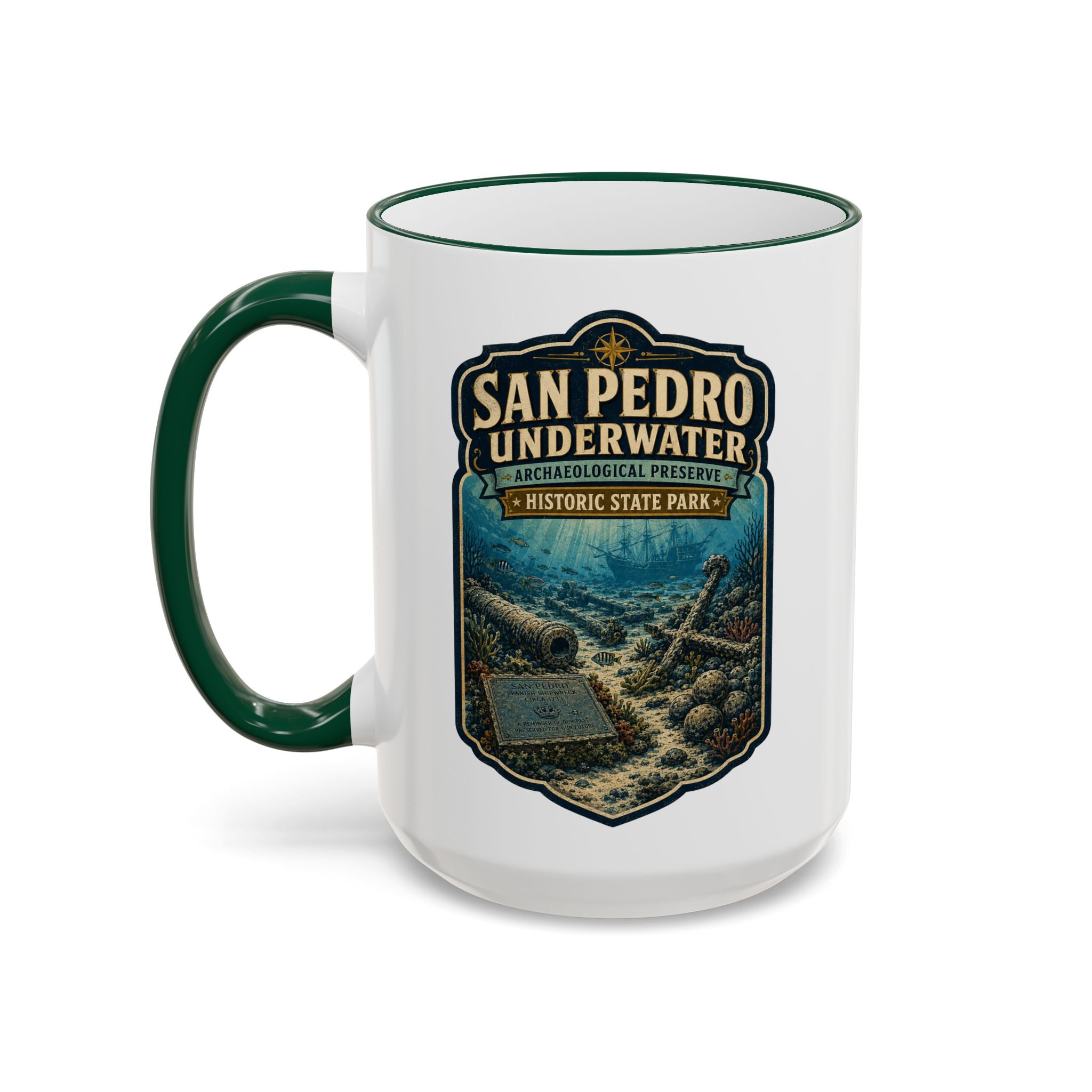 San Pedro Accent Rim & Handle 11oz/15oz