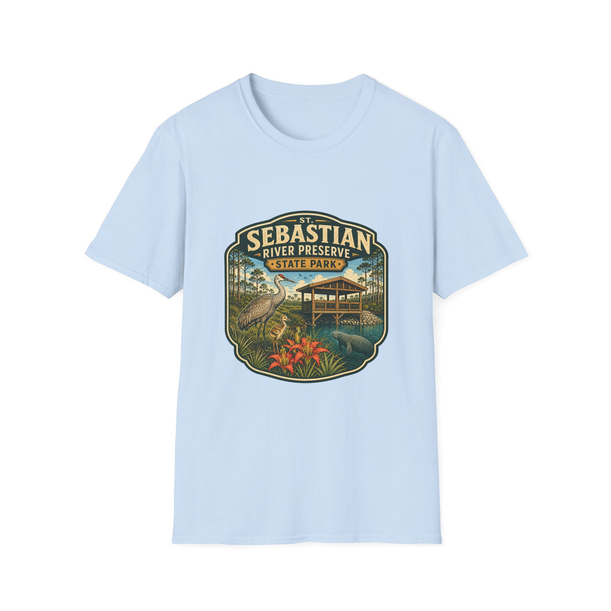 St. Sebastian River — Retro Tee