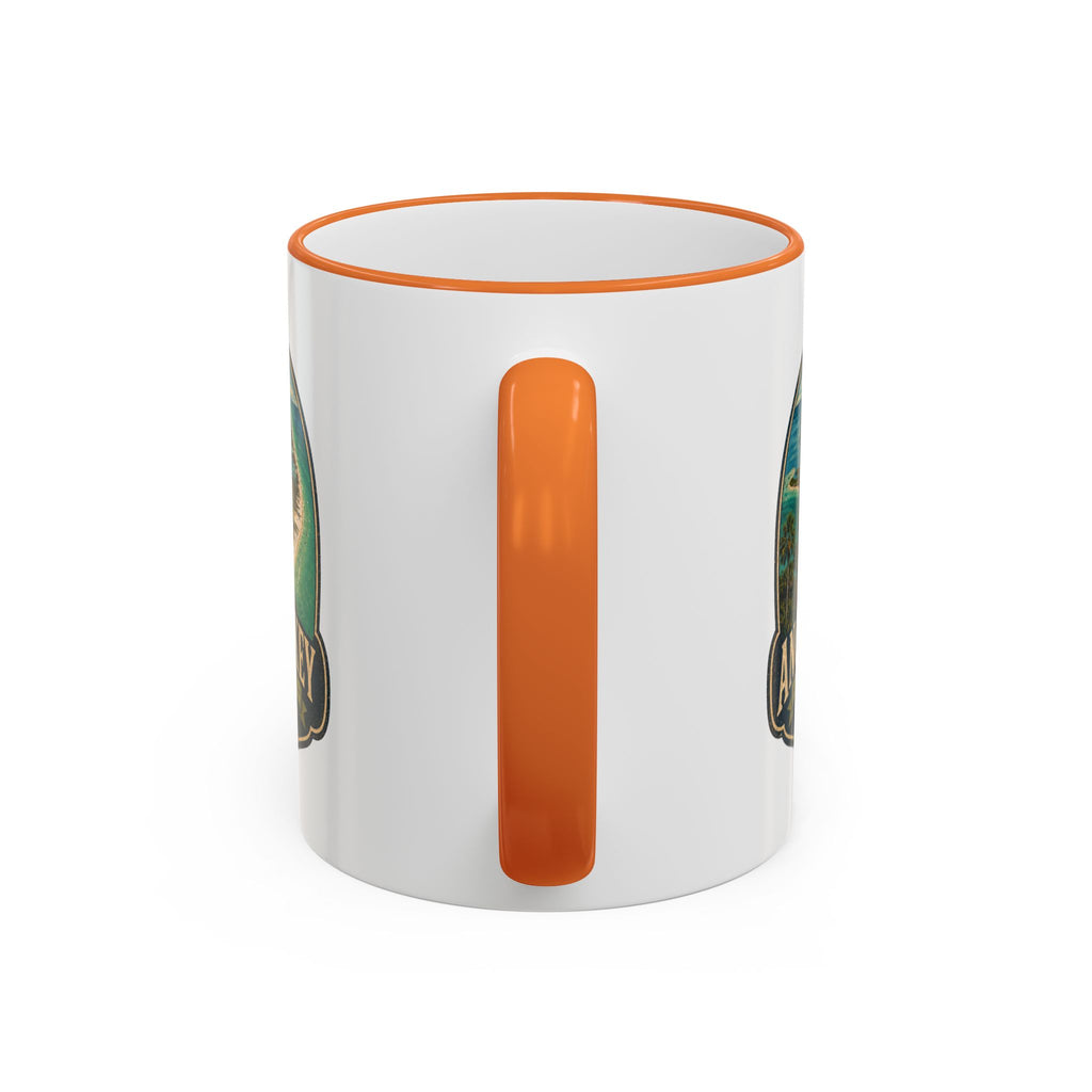 Anclote Key Vintage Mug — Accent Rim & Handle 11oz/15oz