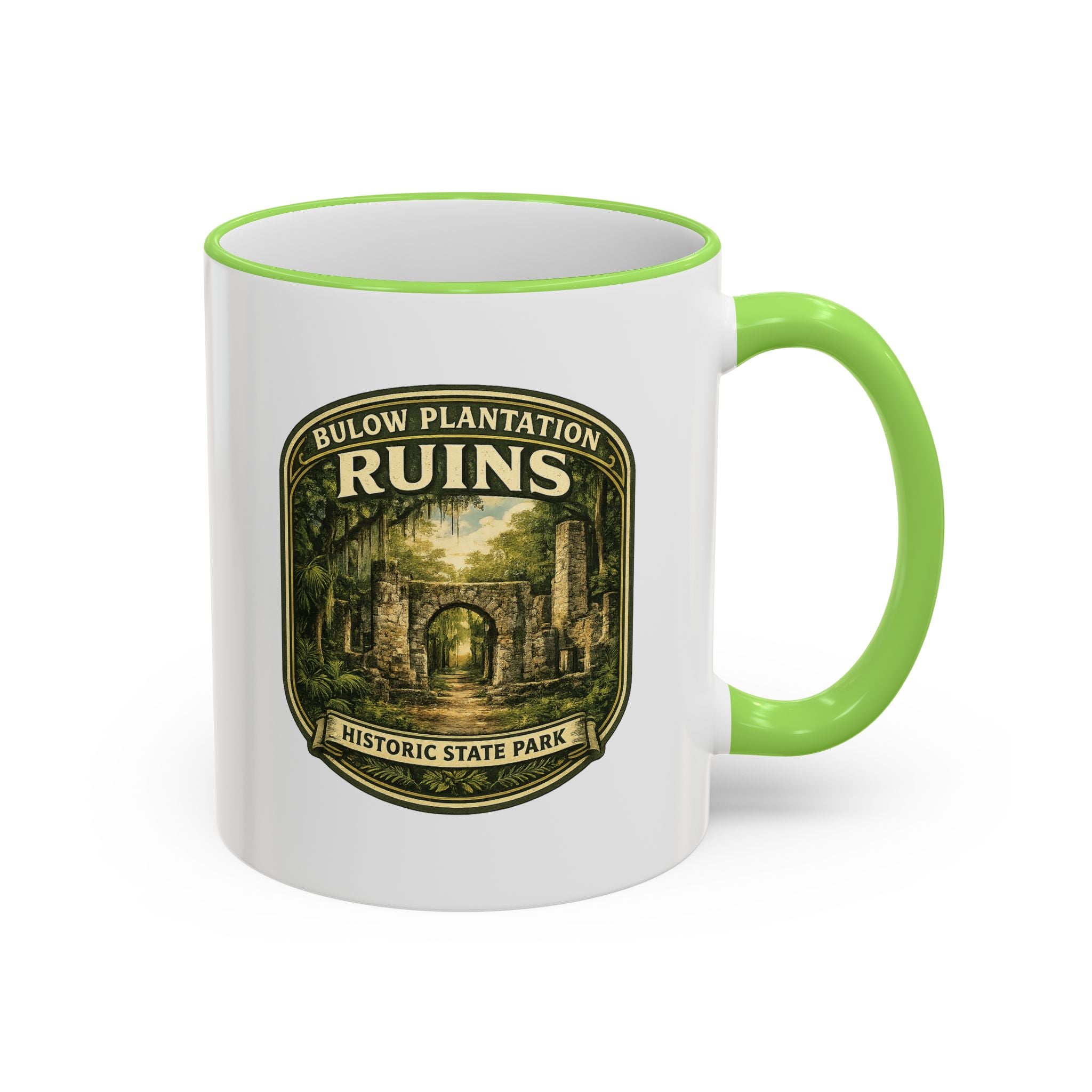 Alafia River Vintage Mug — Accent Rim & Handle 11oz/15oz