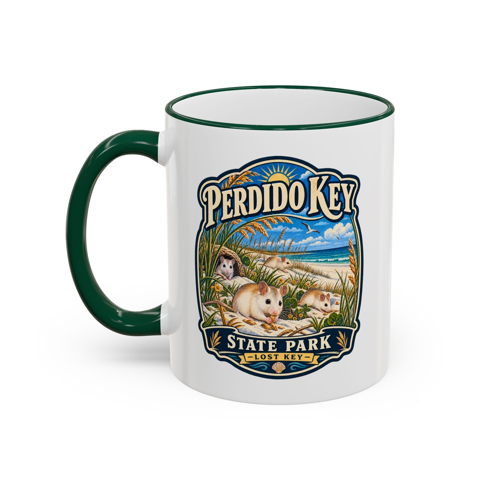 Perdido Key Accent Rim & Handle 11oz/15oz
