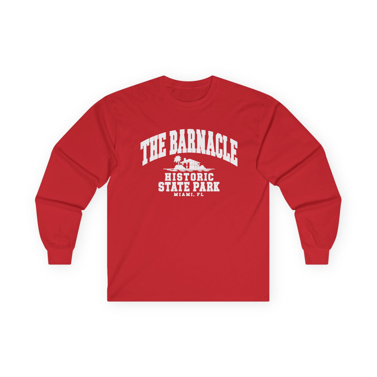 The Barnacle Historic State Park Logo- Long Sleeve Tee
