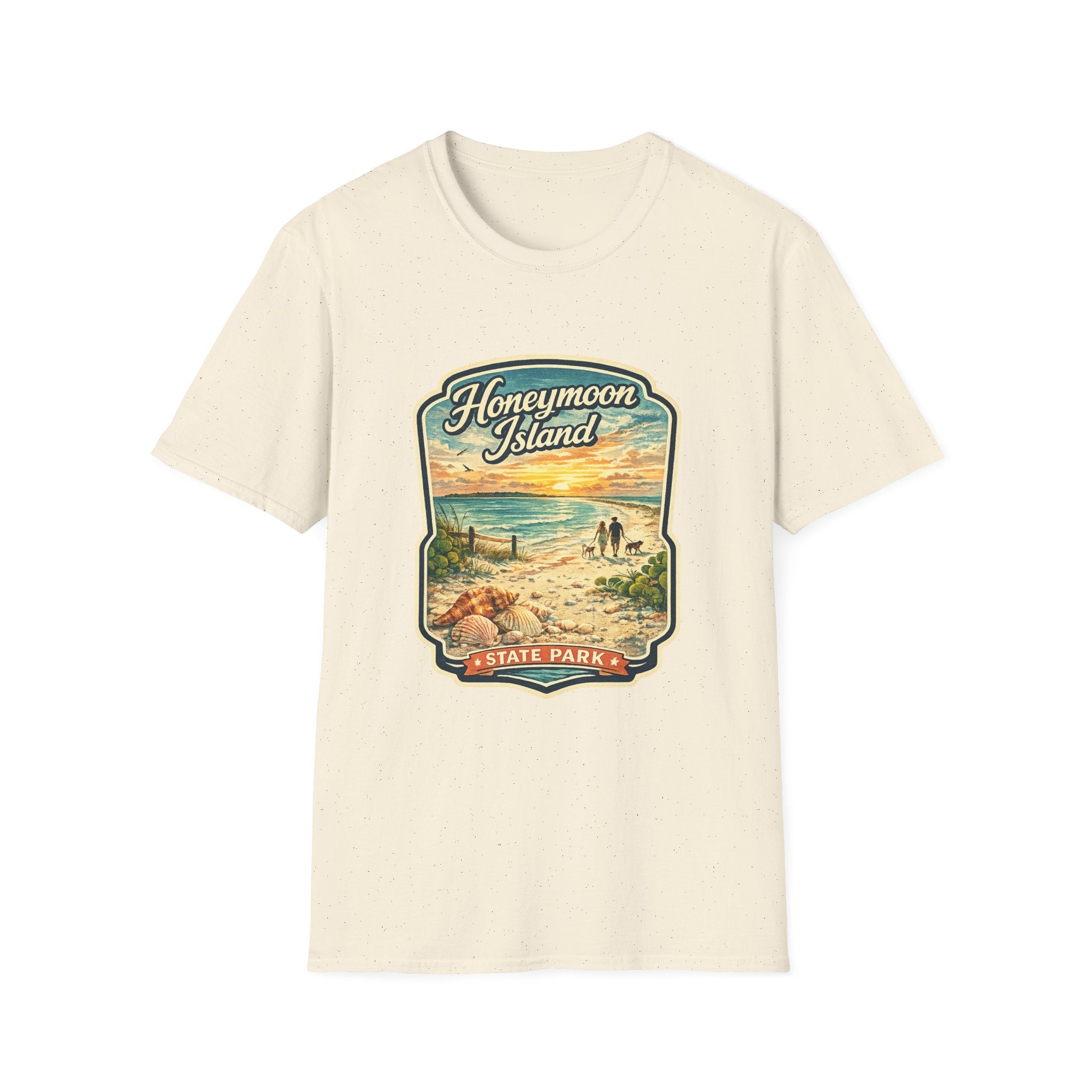 Honeymoon Island- Retro Tee