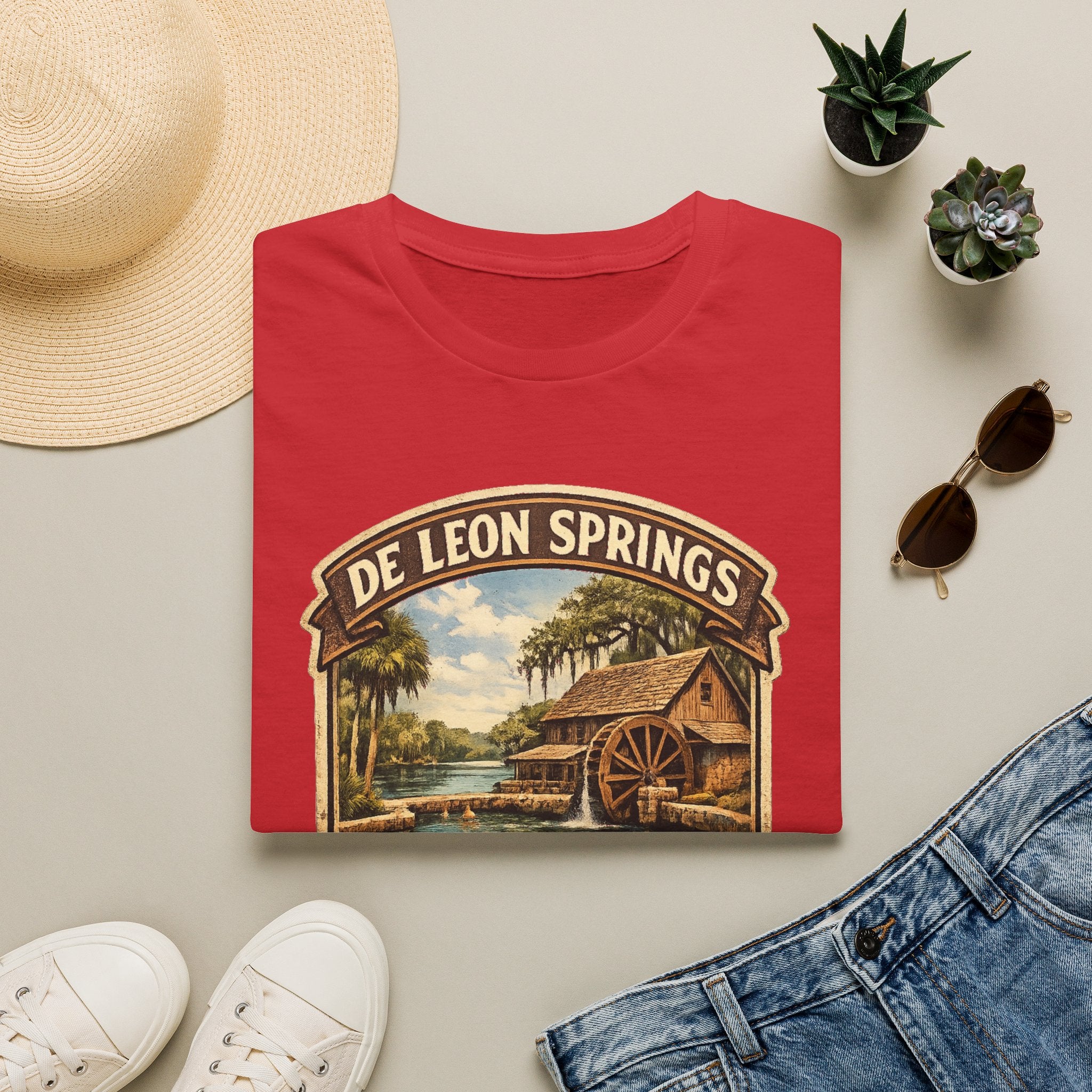 De Leon Springs- Retro Tee
