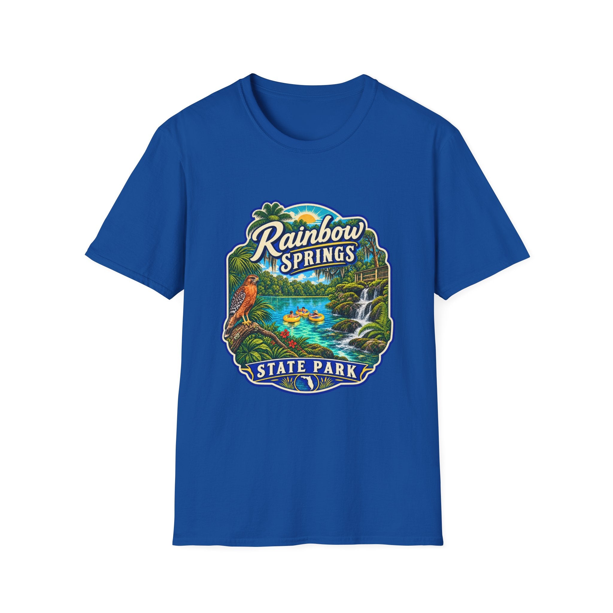 Rainbow Springs- Retro Tee