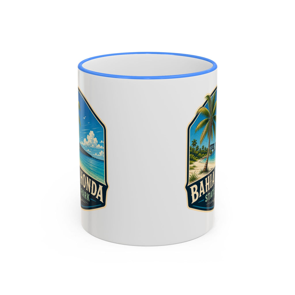 Bahia Honda Vintage Mug — Accent Rim & Handle 11oz/15oz