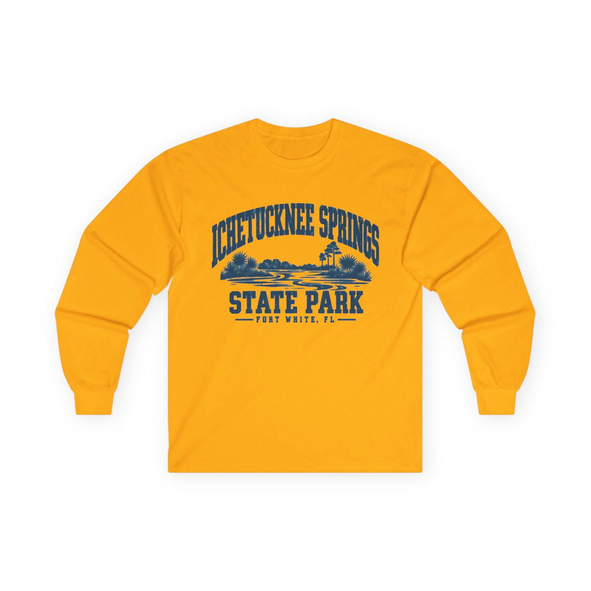 Ichetucknee Springs State Park Vintage Logo- Long Sleeve Tee