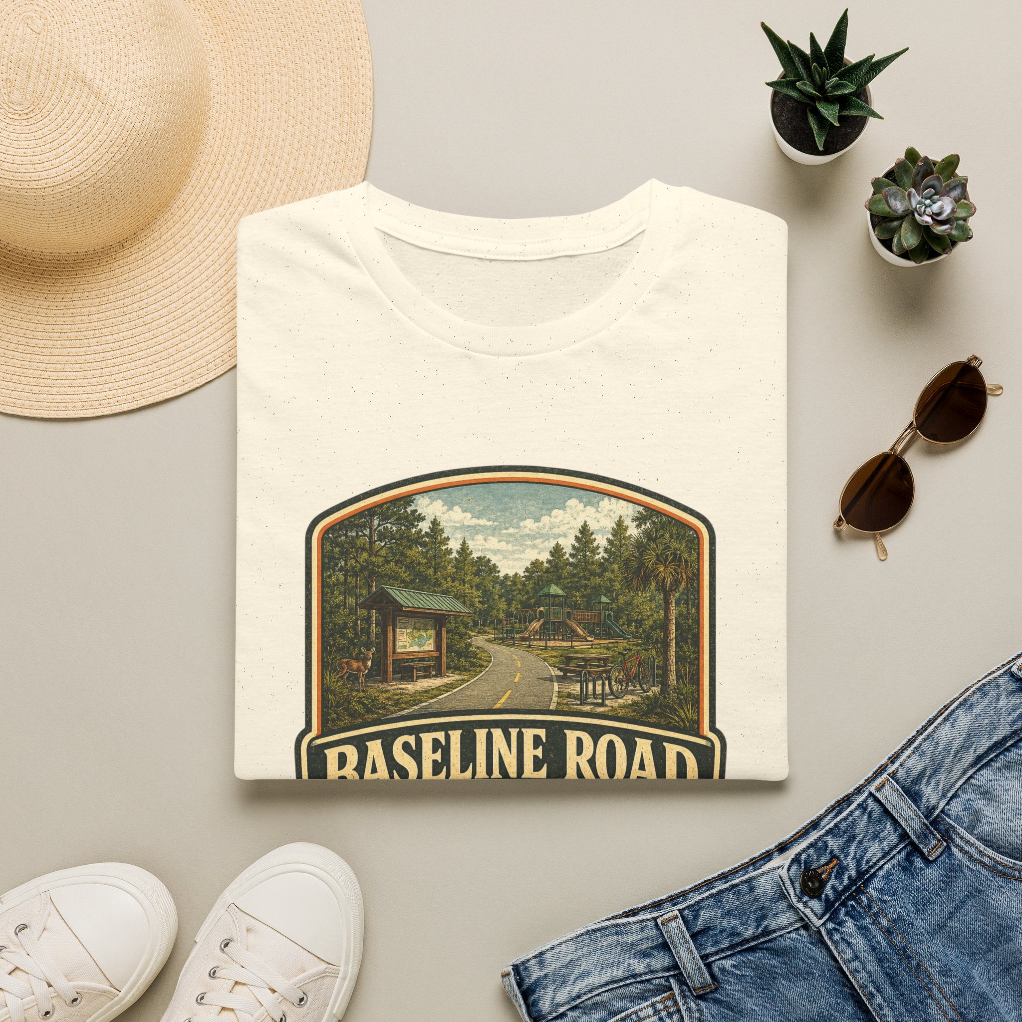 Baseline Road - Retro Tee