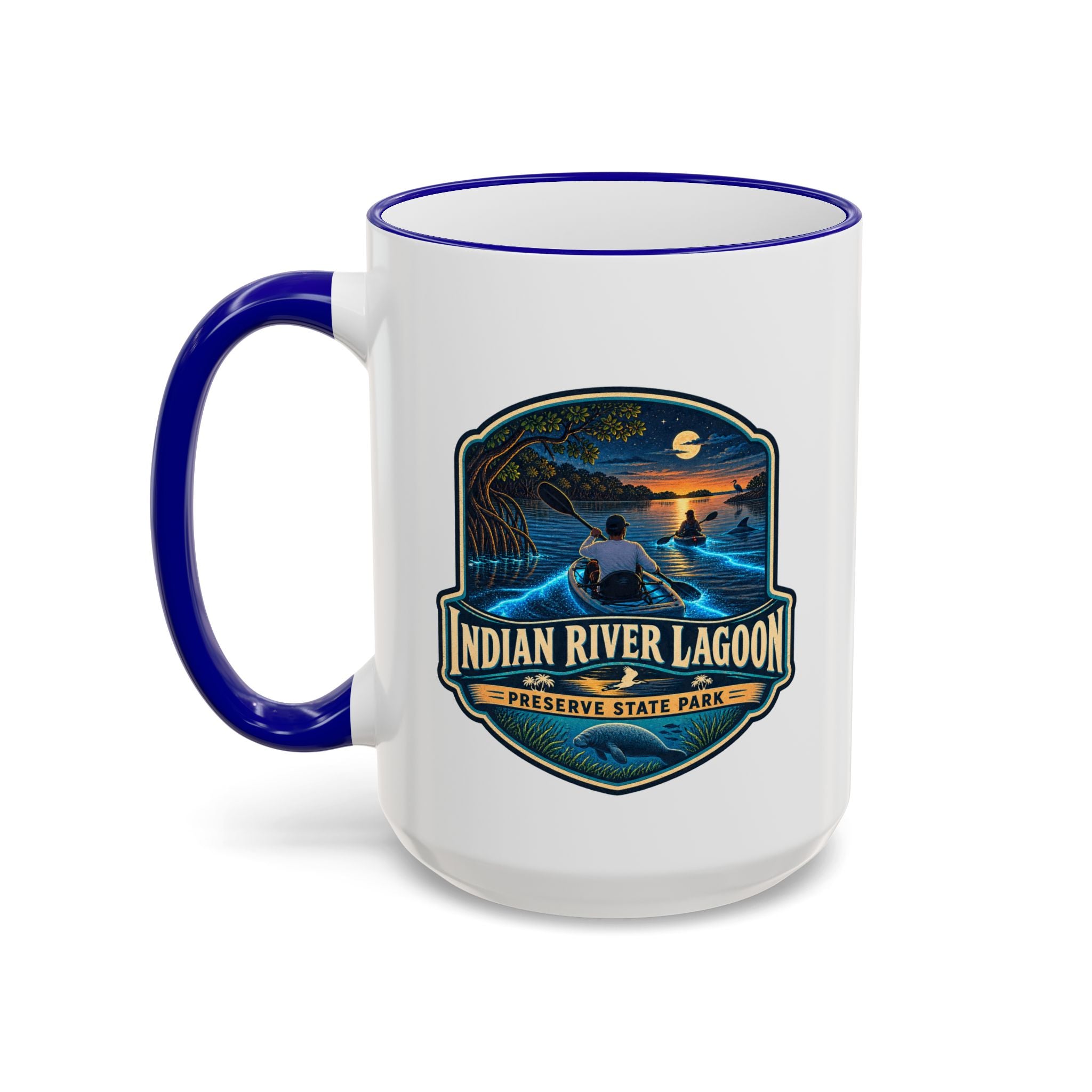 Indian River Lagoon Accent Rim & Handle 11oz/15oz